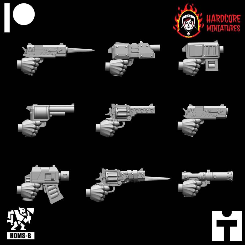 Space Orcs Kommando Pistol Hands