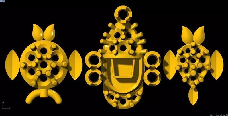 Balaji pendant 3dm file