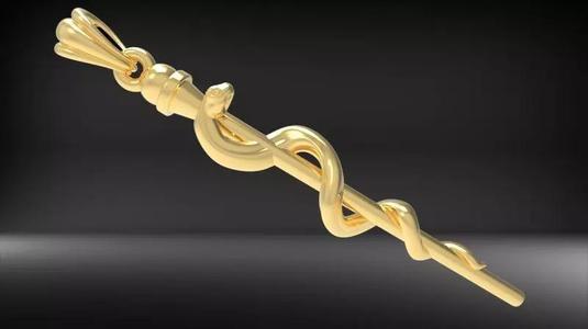 Caduceus Symbol Necklace Nurse Doctor Charm Pendant Jewelry