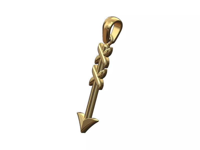 Arrow pendant charm