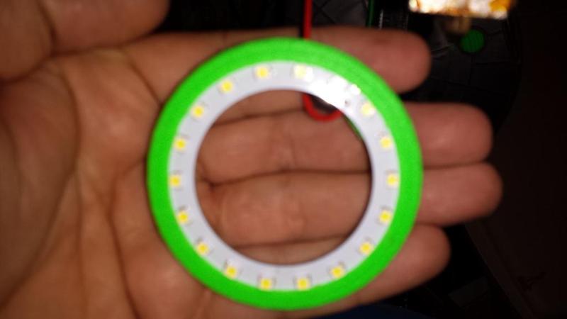 60 MM LED Ring for Kossel printers with 30MM cooling Fan