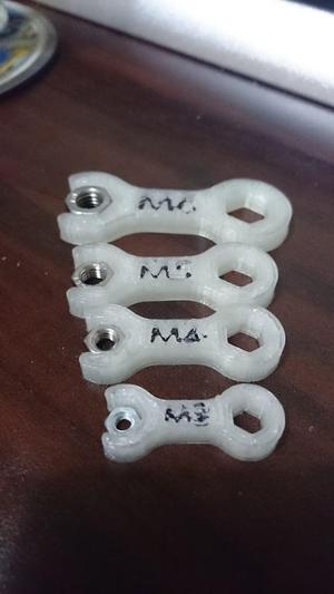 Mini Wrench Kit - M3 , M4 , M5 , M6