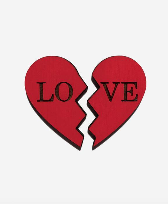 Mold Two piece of Heart 9CM