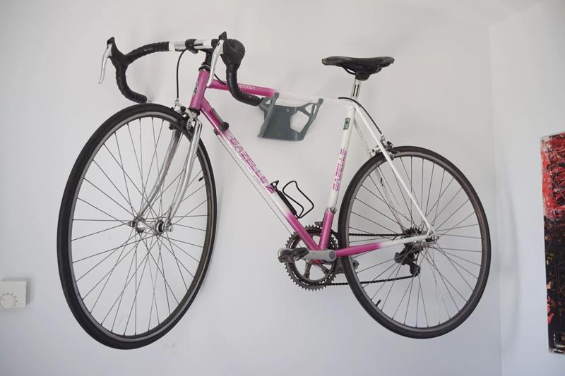 Topology Optimized Racing Bike Wall Hanger mount 3D printing