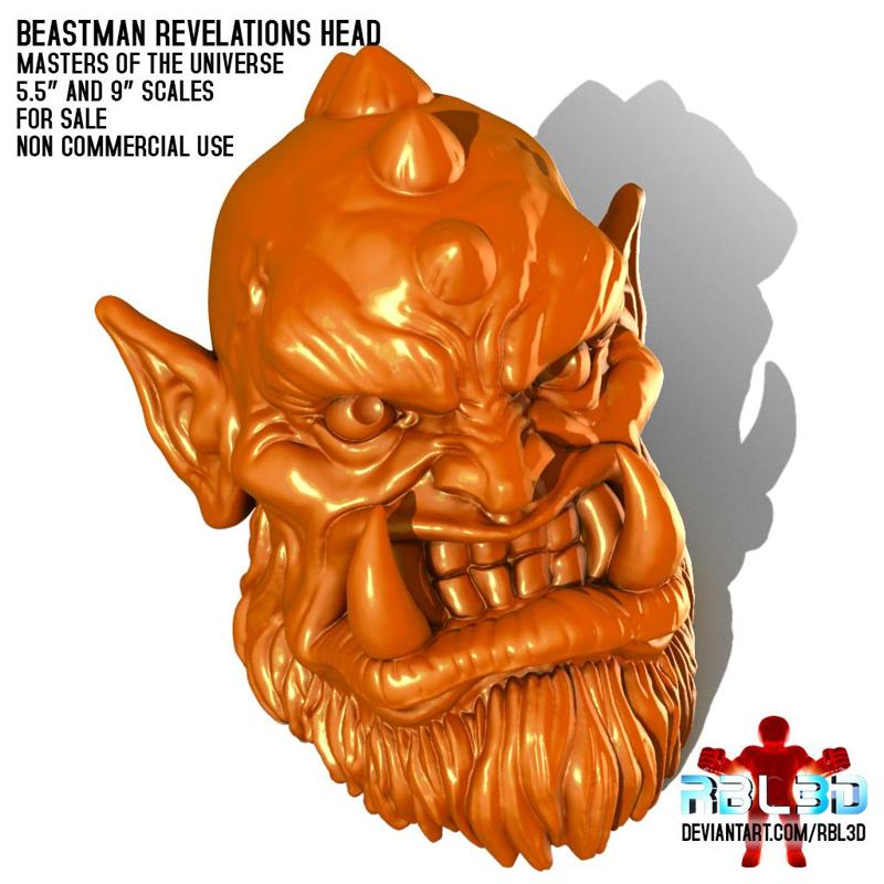 Beastman Revelations Head (motu compatible)