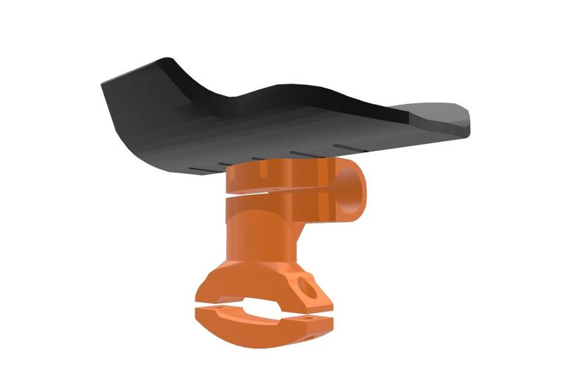 Armrest/pad rod mount Cannondale Hollowgram aero time trial/triathlon clip on