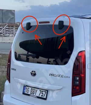 Toyota Proace city rear trunk hinge cover