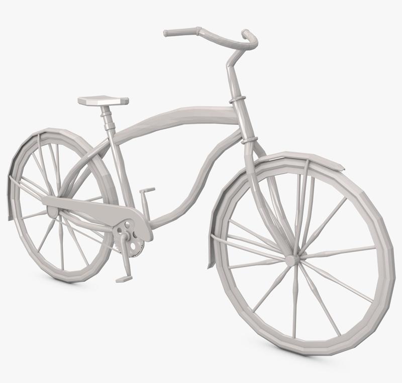 Bicycle Low Poly