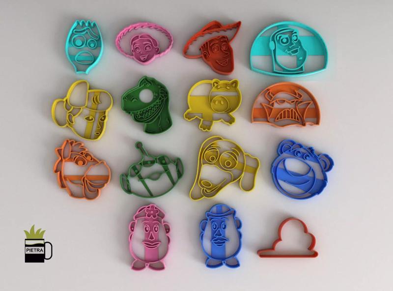 Modelo MOLDE CORTANTE GALLETAS TOY STORY 4 FONDANT