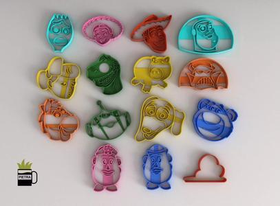 Modelo MOLDE CORTANTE GALLETAS TOY STORY 4 FONDANT