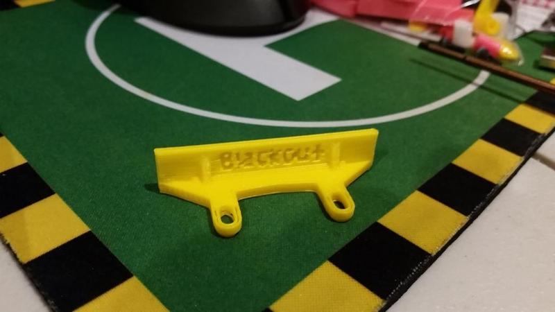 Blackout LED Mount Rear Bumper