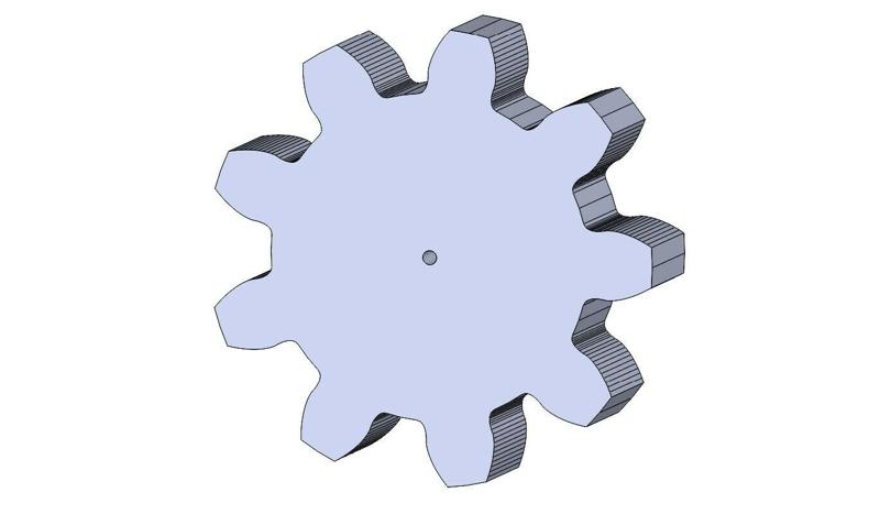 Sprocket 9 teeth x 8 thickness