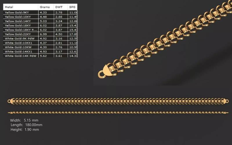 Ultra light shiny gold bracelets 10pcs