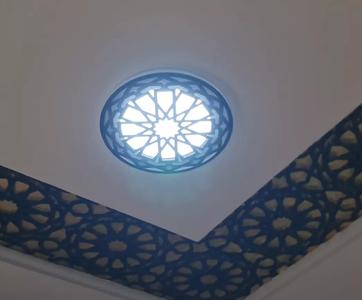 3D Printed Moroccan Zellige Light Cover  Ceiling Lamp Decoration