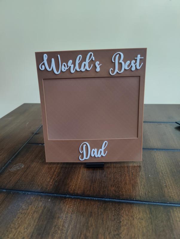 Worlds Best Dad Frame