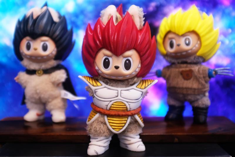 Labubu Accessories - Vegeta Saiyan Armor and shoes - Dragon Ball costume for Halloween