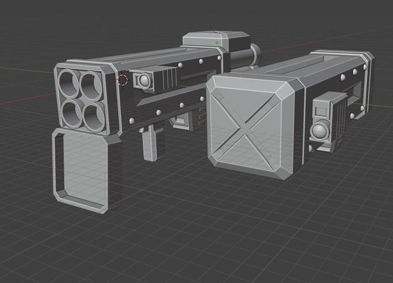 Grimdark Flash Rocket Launcher