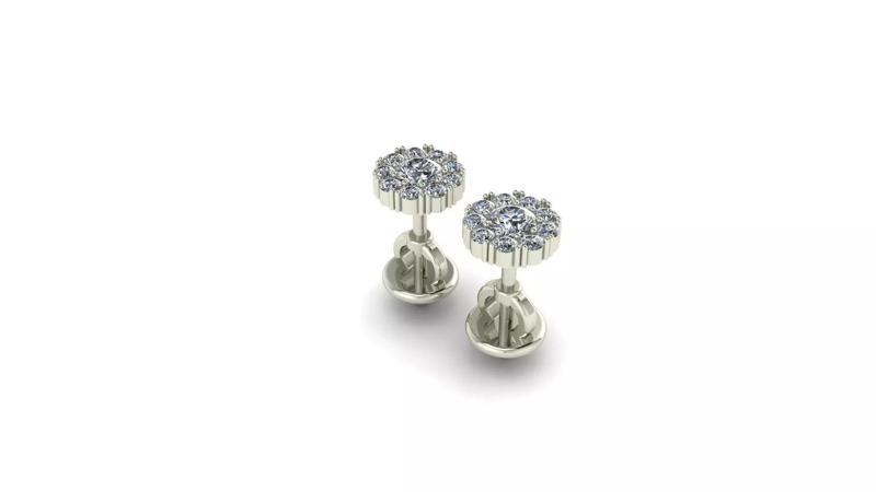 Golden Puset Earring invisible