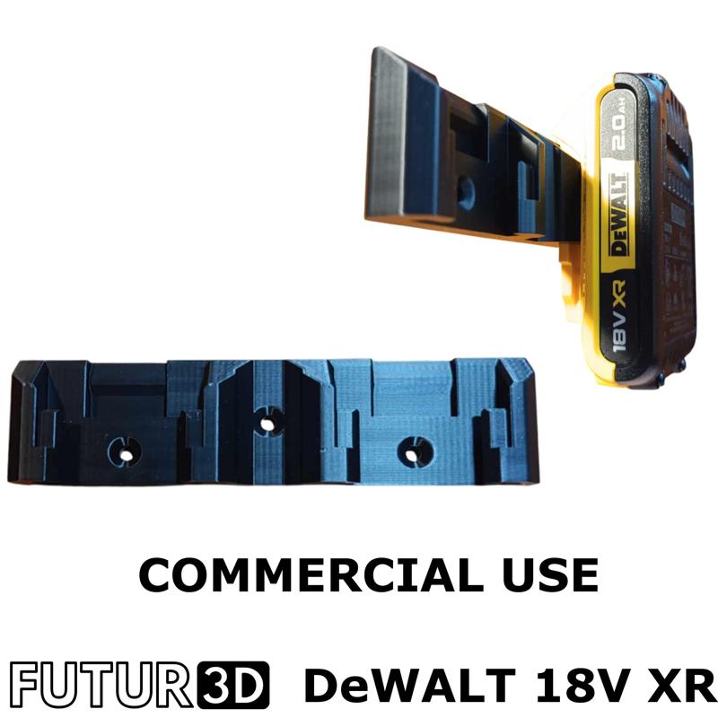 DeWALT 18XR 18V ​​Double Battery Holder COMMERCIAL USE