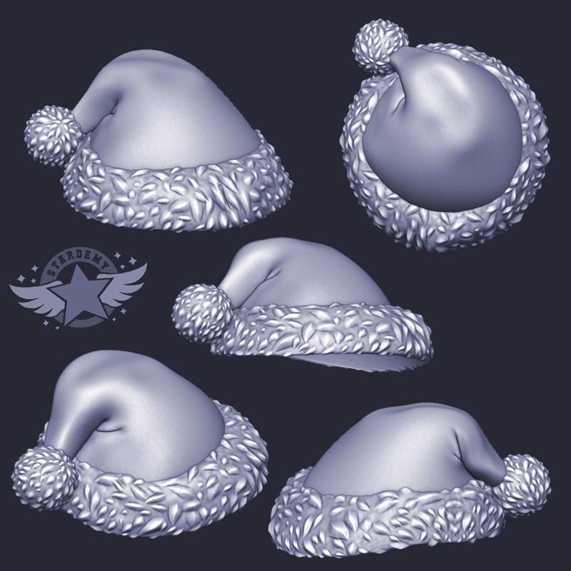 Christmas Hat hollowed inspired by Ragnarok Online Santa Poring