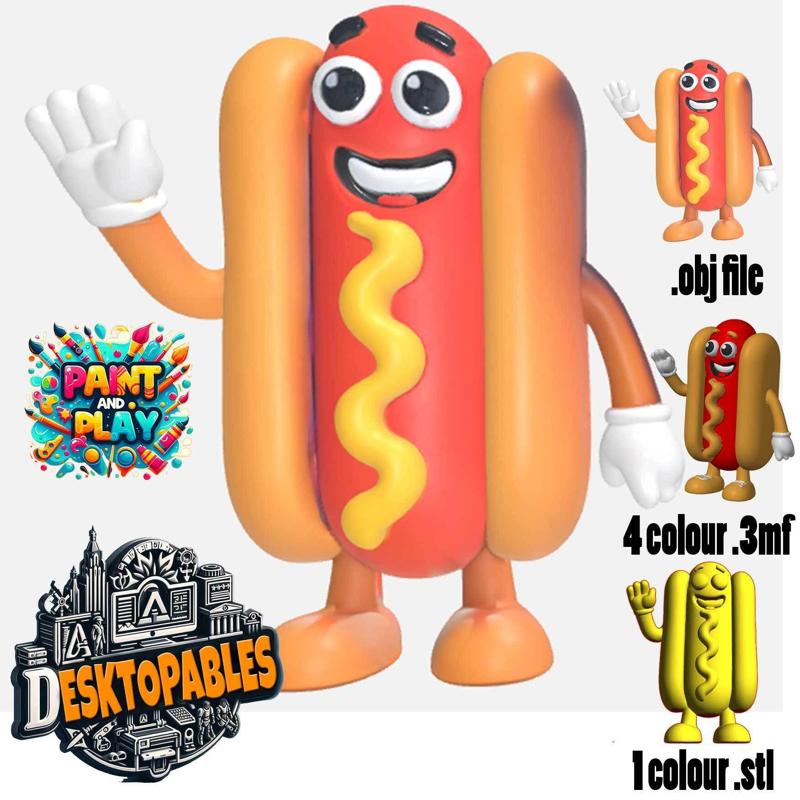 Hotdog Man! - 4 colors