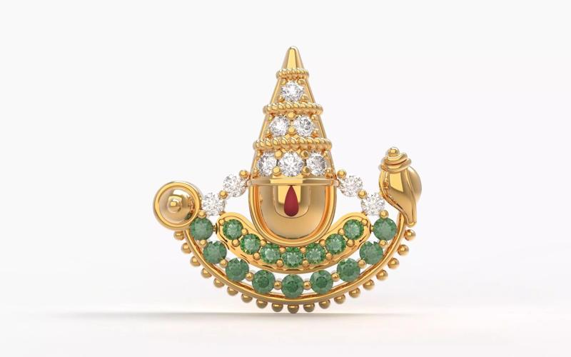 Diamond  Balaji pendent