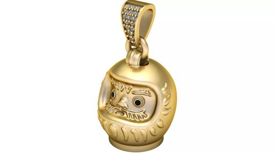 daruma pendant  3D printable model