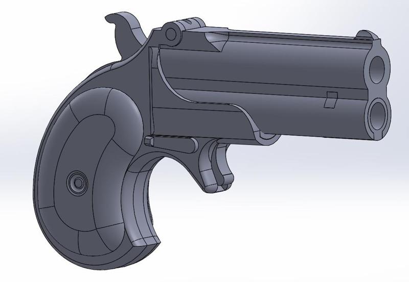 Real Airsoft 6MM Derringer 1866