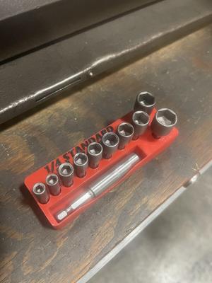 GRIDFINITY 1/4 INCH HEX SOCKET AND EXTENSION HOLDER