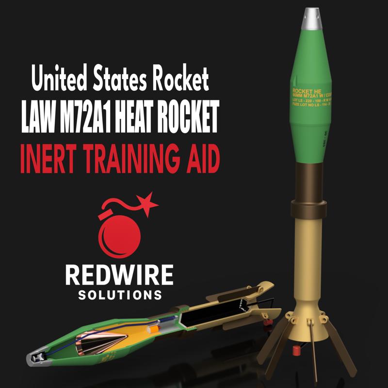 M72A1 LAW Rocket (Full & Cutaway Versions) – Highly Detailed 3D Model