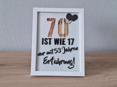 Birthday present - 70 is like 70