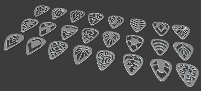 25 guitar picks