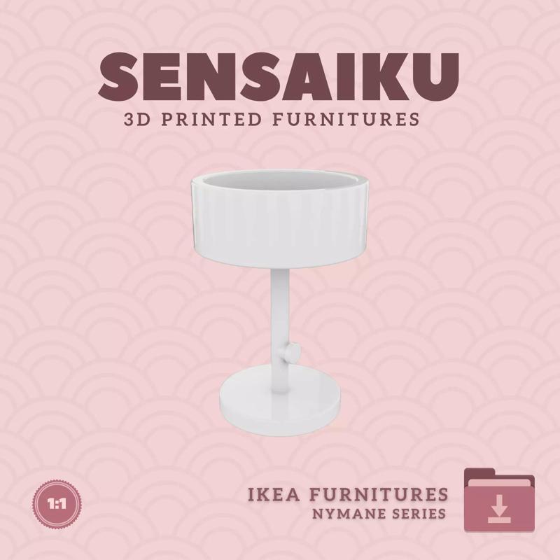 NYMANE Table lamp for Dollhouse - IKEA - 3D Print