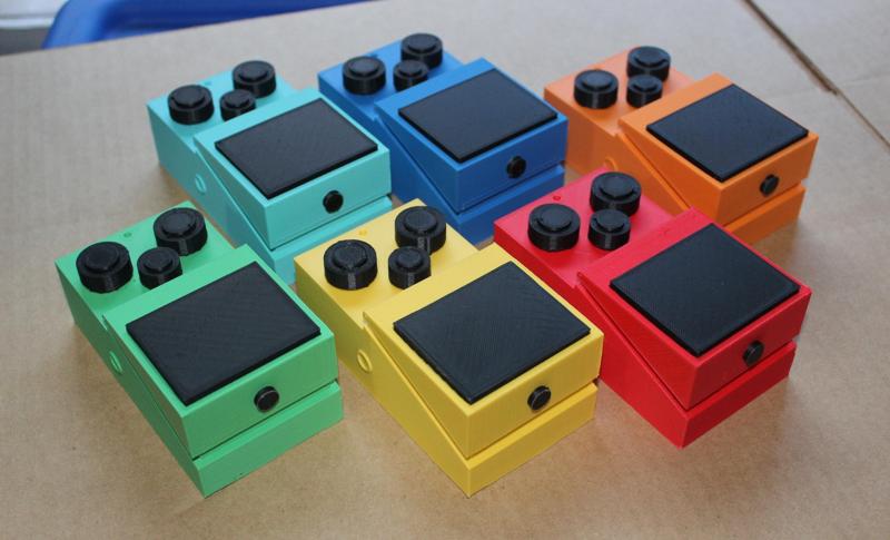 3D Guitar Pedal Storage Box