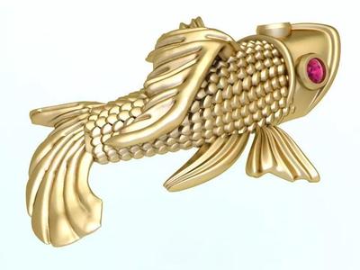 Carp for jewelry - Carp for the ring