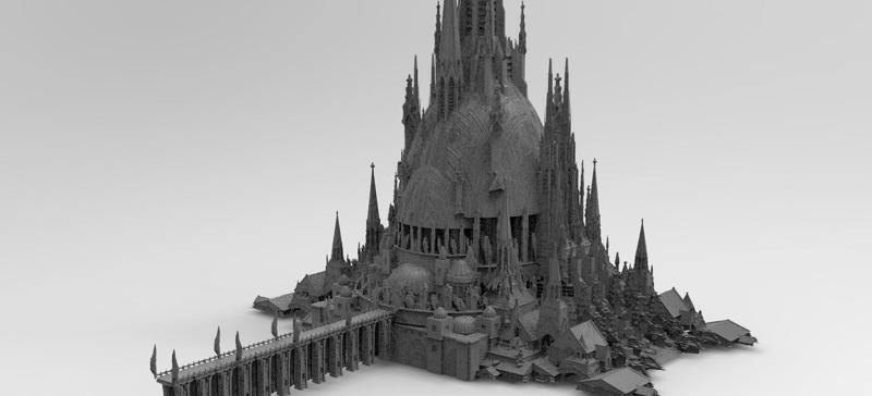 Desert Grand Hyborian Palace structure