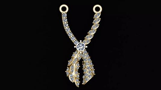 CRAP HAND DIAMOND PENDANT 3D PRINTABLE MODEL