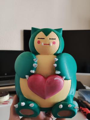 SnorlaxLove Piggy Bank