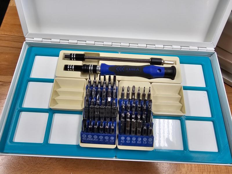 Gridifnity Oria style bit driver storage