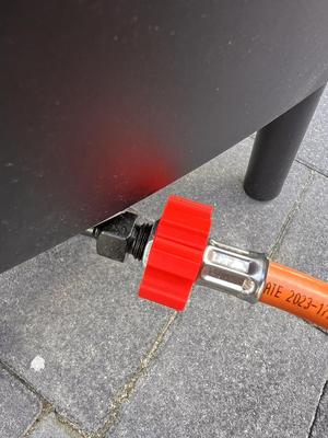 Überwürfmutter für Gasschlauch 17mm