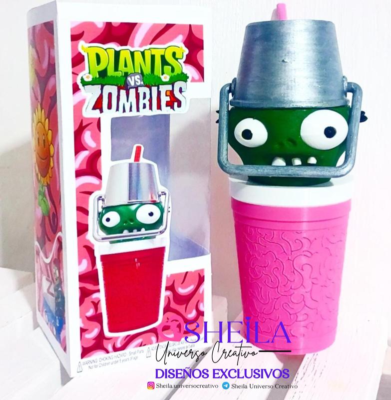 MILK SHAKER CUP - PLANT VS ZOMBIES
