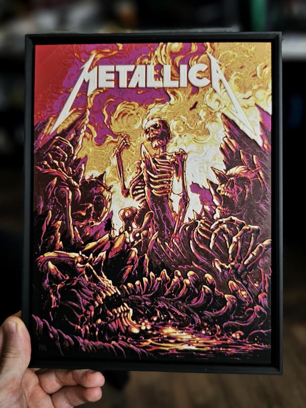 Metallica Poster - Hueforge
