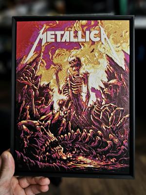 Metallica Poster - Hueforge