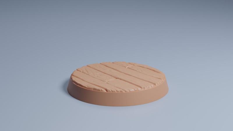 Simple Wooden 25mm Base