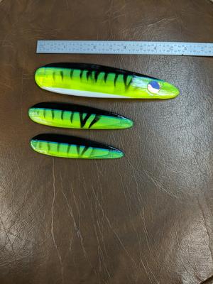 Airbrush Stencil - Fish Stripes and fin - two sided