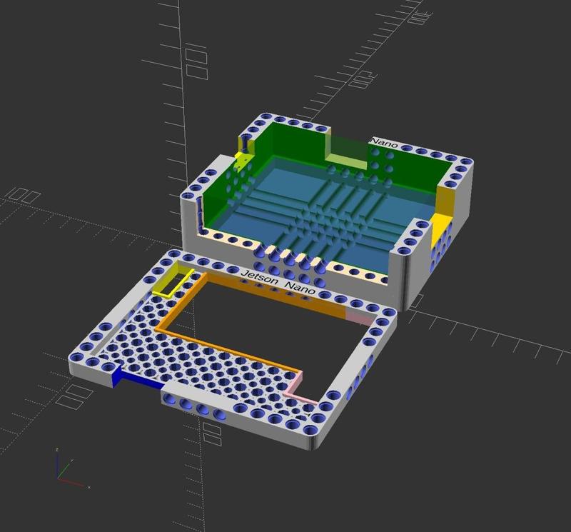 Jetson Nano LEGO Technic Enclosure