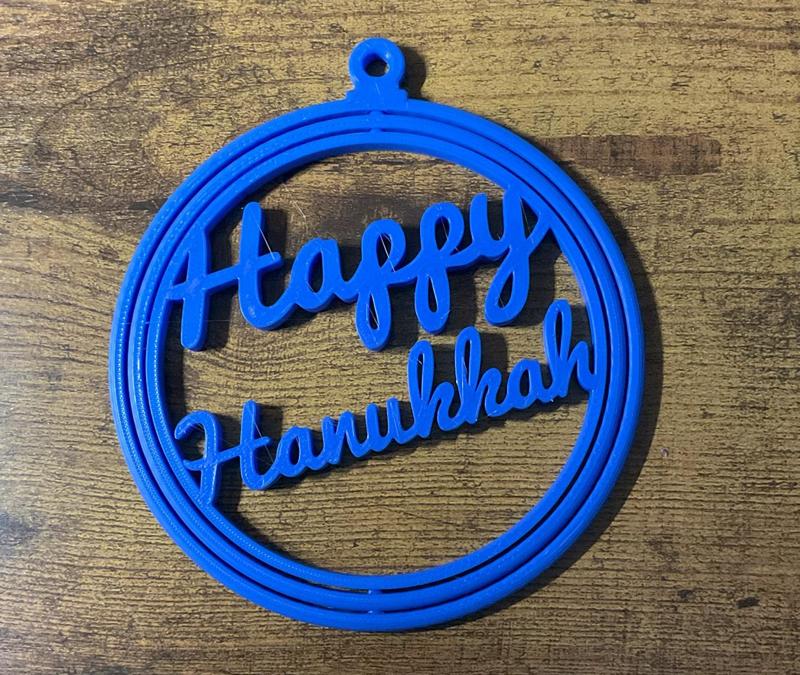 Happy Hanukkah decoration