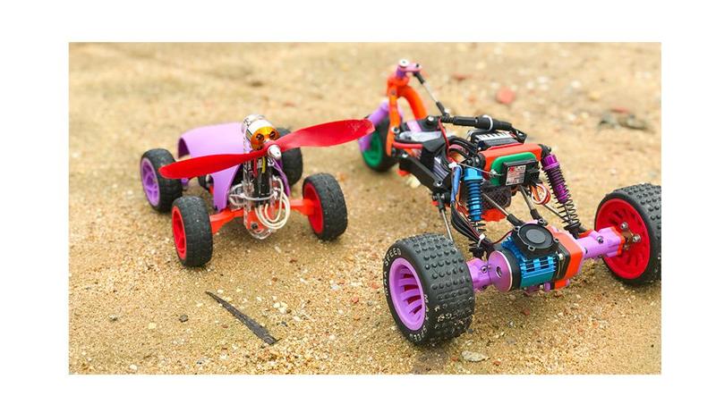 RC Off-Road 3-wheel vehicle