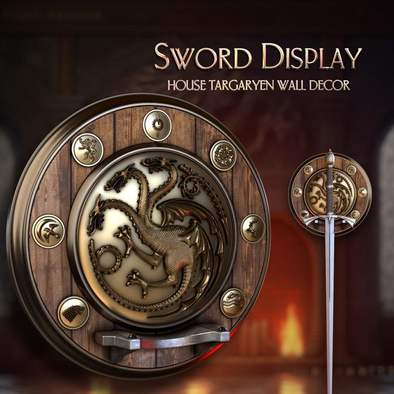 Sword Display - House Targaryen Wall Decor