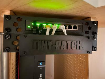 Tiny-Patch. 10" Inch Server Rack Cable Management Unit